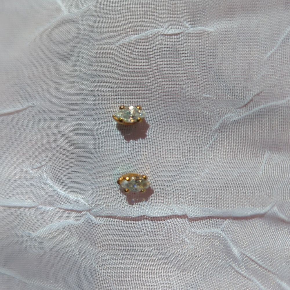 Gold Stud Earrings